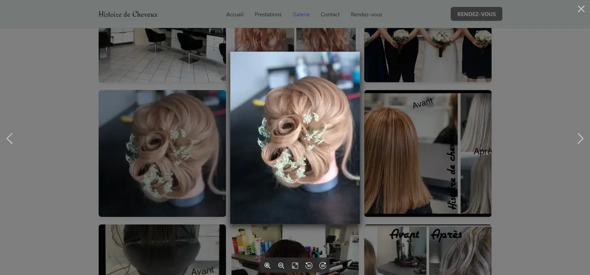 Page prestations - Histoire de Cheveux