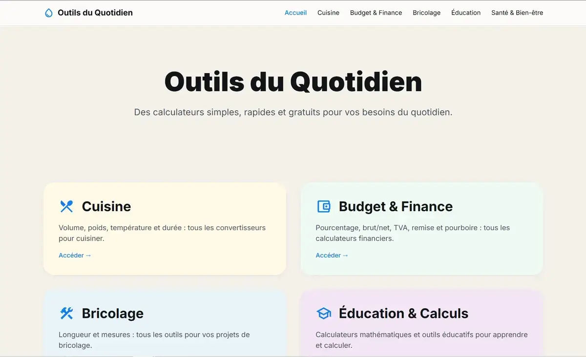 Outils du Quotidien